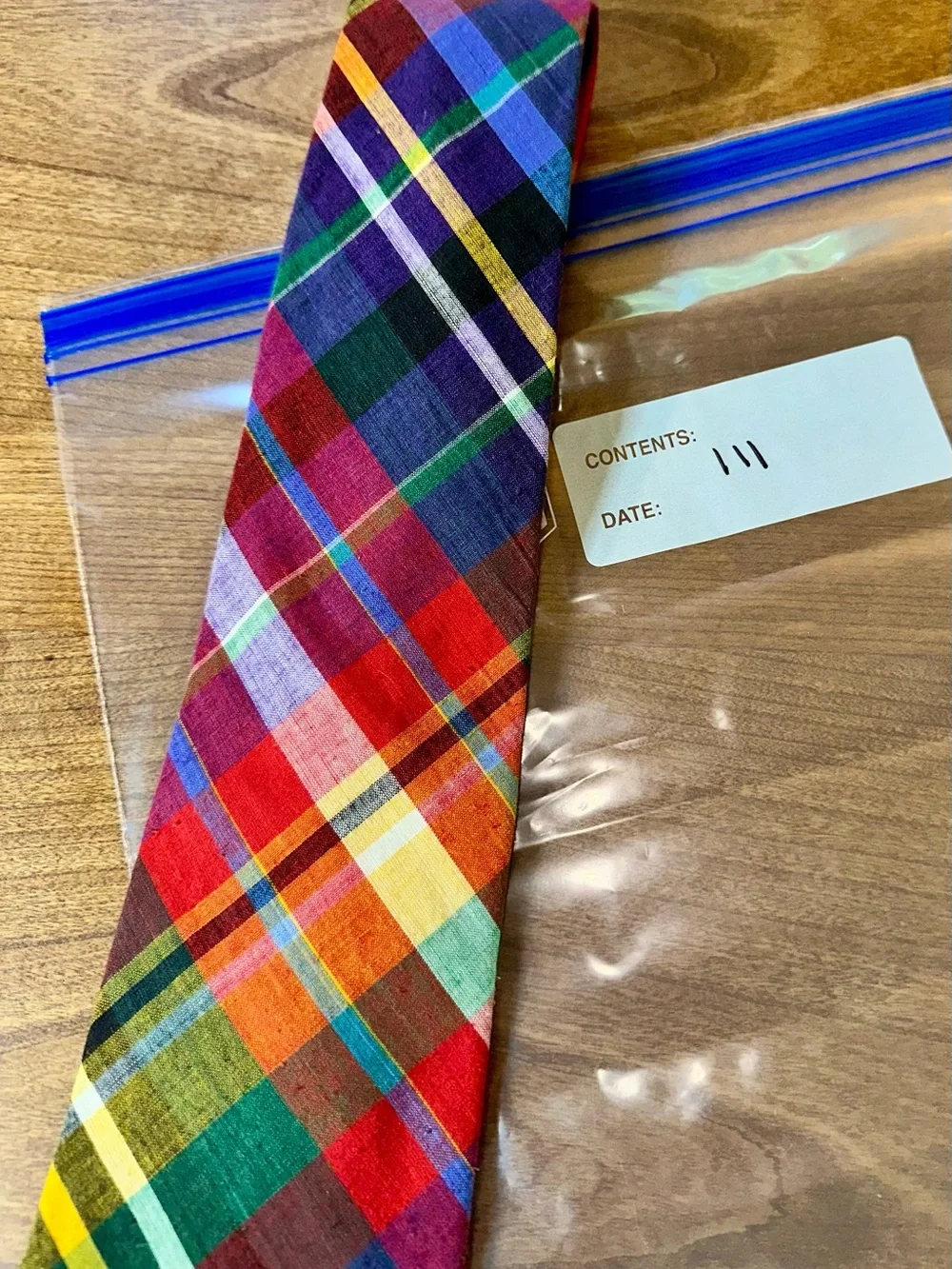 Polo by Ralph Lauren Multicolor Plaid Tie - Red, Blue, Green, Yellow